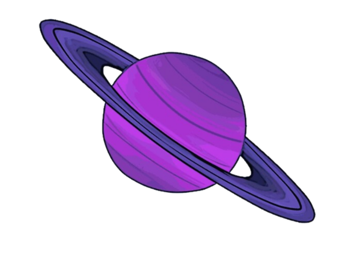 Imagen de planeta violeta